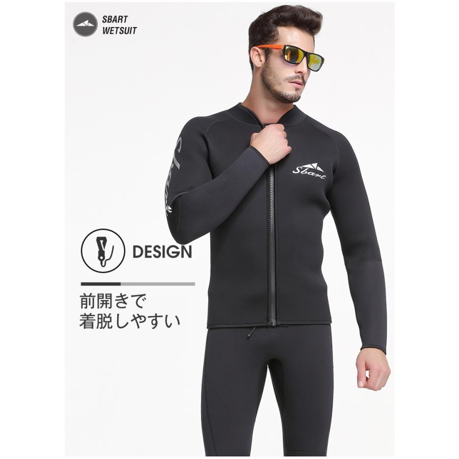 ホームアイホーム メンズ ウェットスーツ 長袖タッパー 単品 ウェット