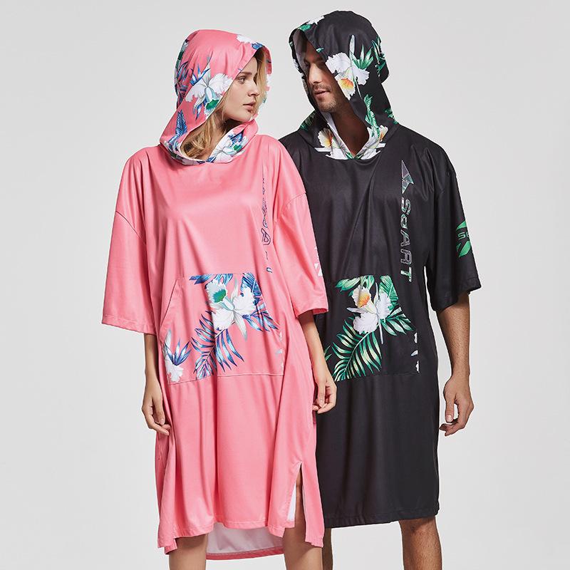 お着替えポンチョ サーフィン ポンチョ 吸水速乾 軽量 ロゴ メンズ レディース Uvカット 薄手 リングッズ おしゃれ 花柄 Ms4001 夢価格 通販 Yahoo ショッピング