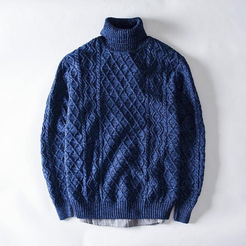 セーター メンズ タートルネック 無地 4色 細身 暖かい ニット カジュアル My 夢価格 通販 Yahoo ショッピング