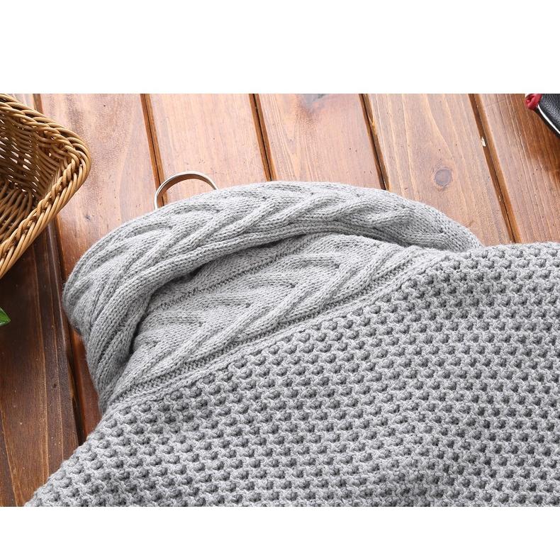 ホームアイホーム カーディガン メンズ ハイネックニット トグルボタン