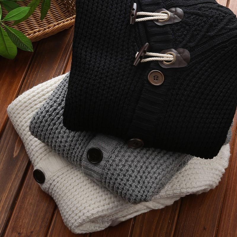 ホームアイホーム カーディガン メンズ ハイネックニット トグルボタン