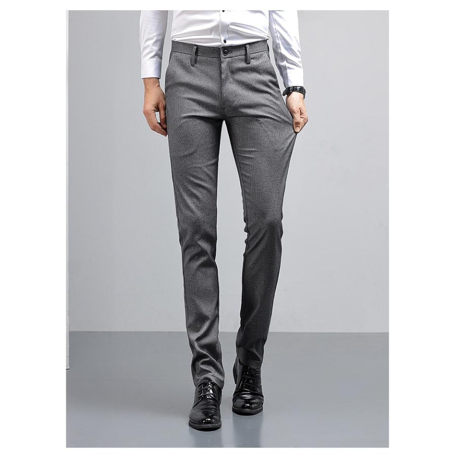 スラックス メンズ ロング丈 スリム ストレッチ 千鳥格子 カジュアルパンツ ビジネス対応 春 秋 Xxk819 夢価格 通販 Yahoo ショッピング