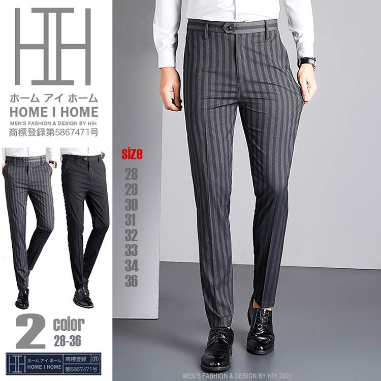 スラックス テーパードパンツ メンズ ストライプ柄 スリム ストレッチ ビジネス対応 カジュアル 春 秋 Xxk913 夢価格 通販 Yahoo ショッピング