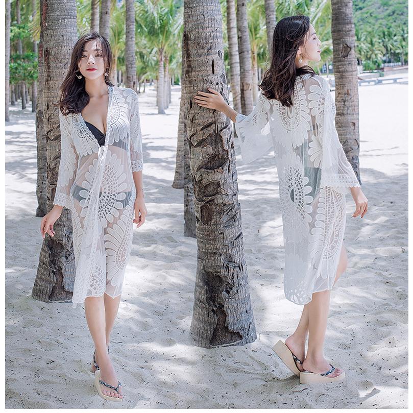 ホームアイホーム ロング丈 ラッシュガード 水着の上に着る お洒落な