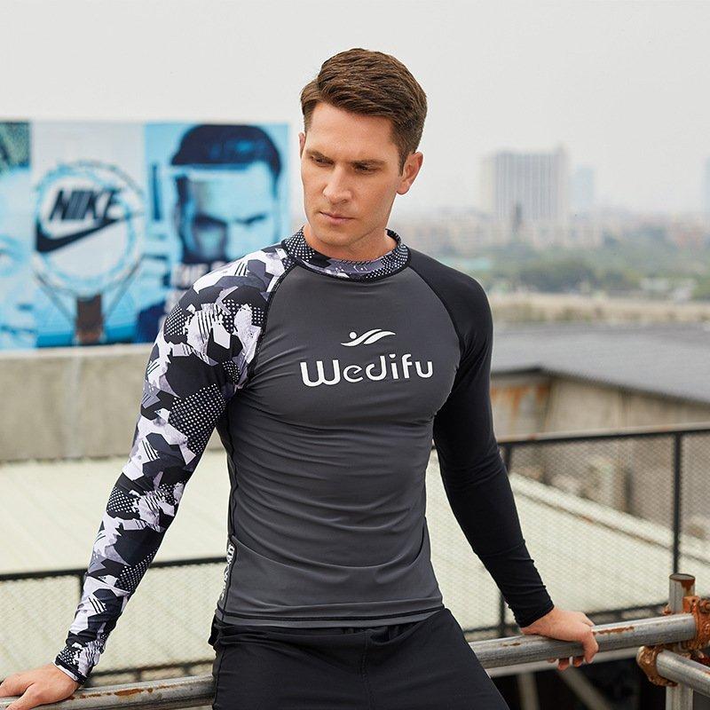 ホームアイホーム メンズ ラッシュガード 長袖 upf50+ 速乾 日焼け対策