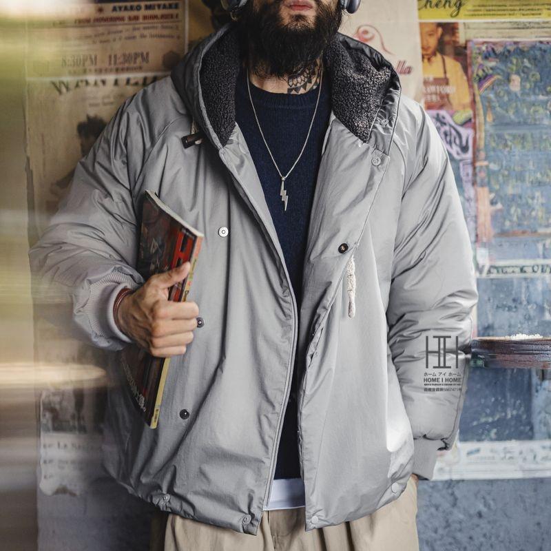 ホームアイホーム 中綿コート N-3Bパーカ メンズ おしゃれ フード付き