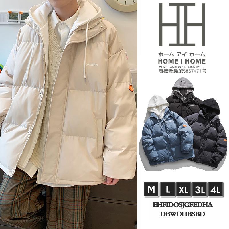 中綿コート ブルゾン メンズ ジャケット おしゃれ フェイクレイヤード 個性 暖かい 防寒 重ね着風 防風 冬 アウター 中綿ジャケット Zmwt08 夢価格 通販 Yahoo ショッピング