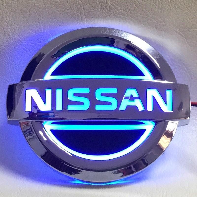Nissan車 Ledエンブレム 交換式117mm 立体5ｄタイプ 青色 032 Yumekaショップ 通販 Yahoo ショッピング
