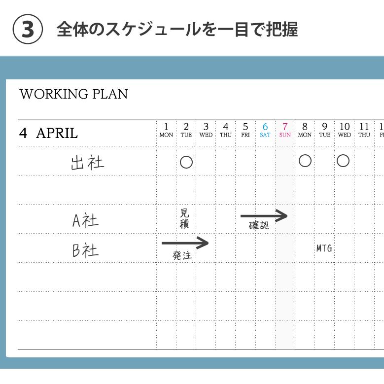 【最終売り切り価格】手帳 セパレートダイアリー 2024 4月始まり A5  ウィークリー＆マンスリー 【 ワンポイント カバー】PVC 週間 バーチカル 伊藤手帳｜yumekirock｜10