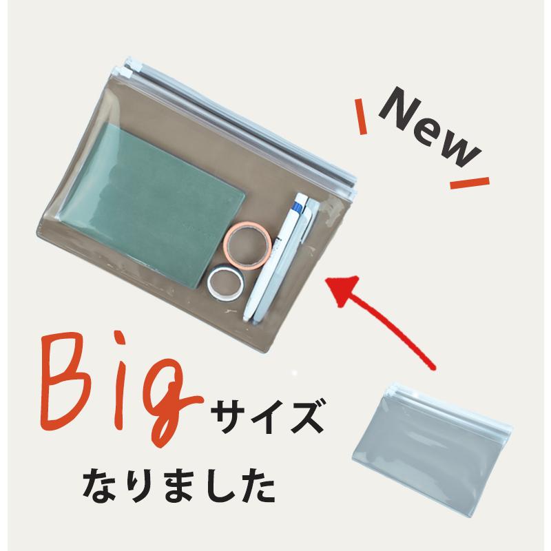 大きくまとめるんです 3ポケットクリアポーチ Big 大きめ 大容量 A5対応 透明 クリア 収納 バックインバッグ ポーチ ガジェットケース | ブランド登録なし | 05