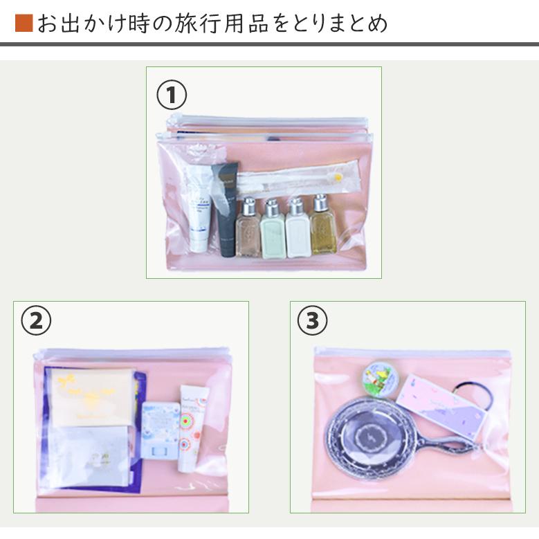 大きくまとめるんです 3ポケットクリアポーチ Big 大きめ 大容量 A5対応 透明 クリア 収納 バックインバッグ ポーチ ガジェットケース | ブランド登録なし | 13