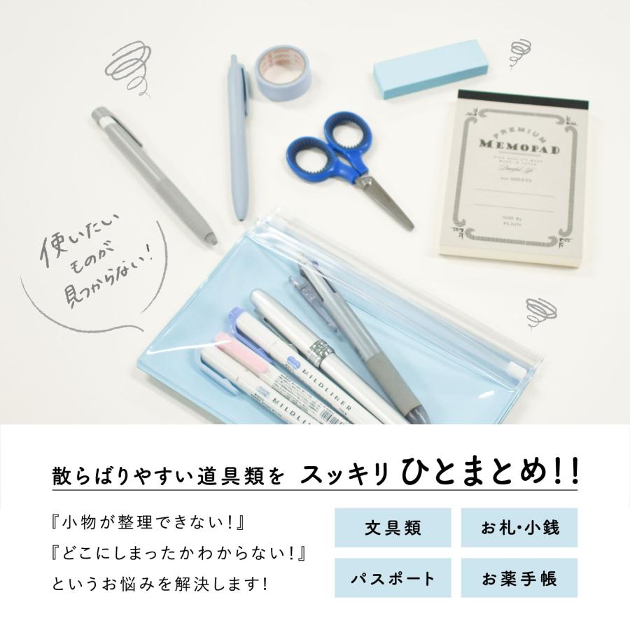 3ポケットクリアポーチ クリアにまとめるんです 小物入れ SDGs 推し活 お金管理 | ブランド登録なし | 03
