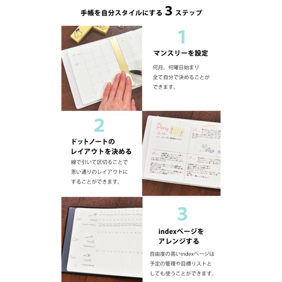 お試し価格 手帳 22年 コウシ手帳 伊藤手帳 マンスリー ノート インデックス 曜日フリー 万年カレンダー スケジュール帳 Koushi 手帳 雑貨のユメキロック 通販 Yahoo ショッピング
