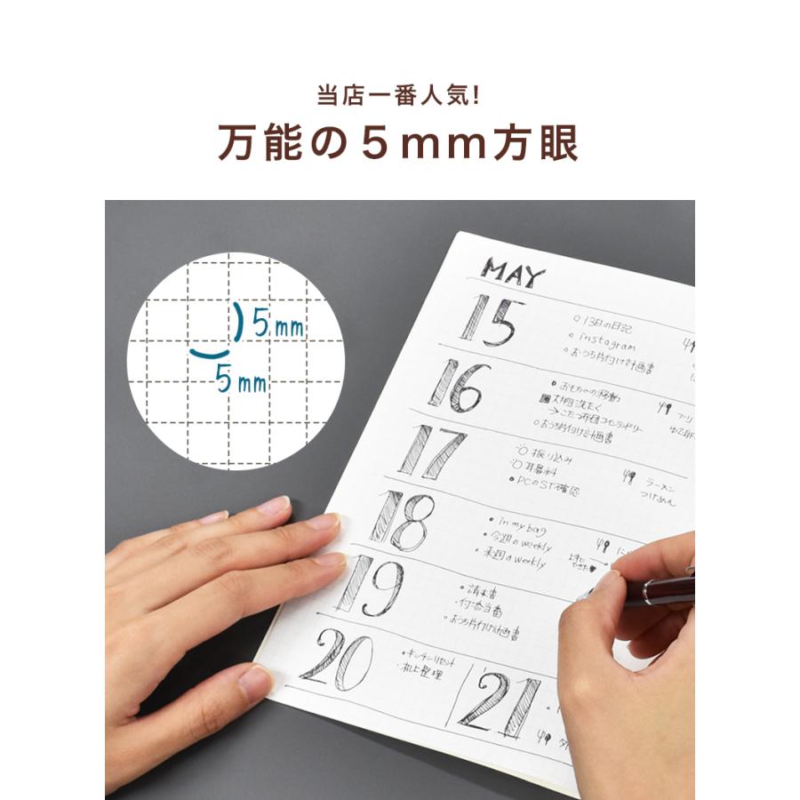 選べる3冊 ノート A5 B6 3冊セット 手帳 方眼 罫線 無地 勉強