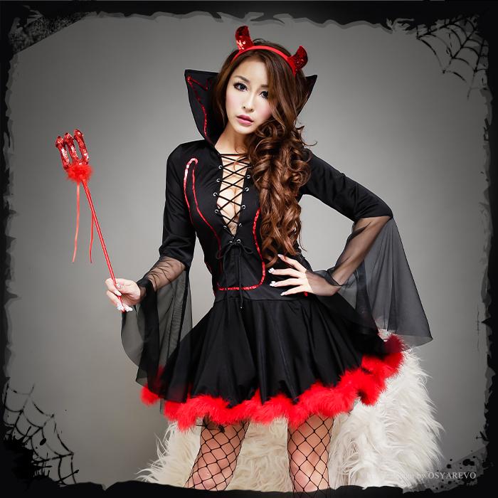 ハロウィン コスプレ 悪魔 デビル コスチューム 仮装 赤 黒 レディース デビルカチューシャ セクシー 小悪魔 衣装 ハロウィン仮装 悪魔ドレス衣装 Ax96c1 夢line 通販 Yahoo ショッピング