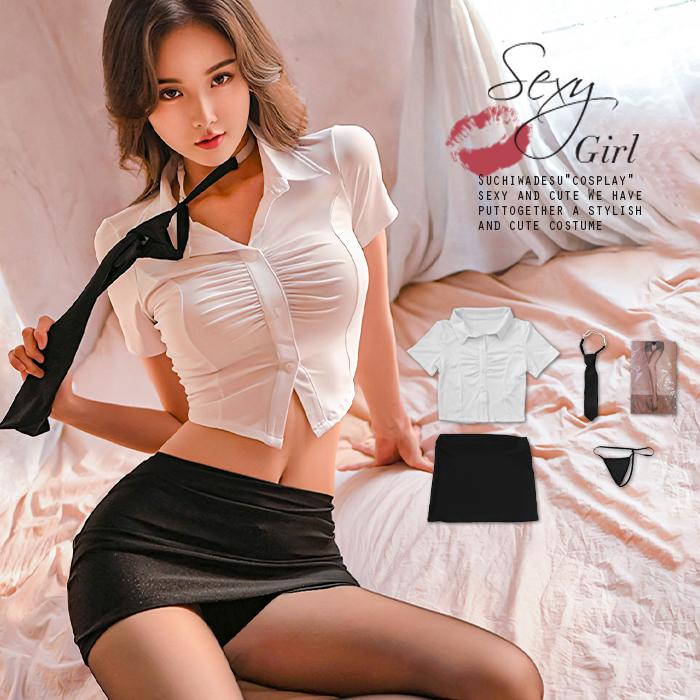 コスプレ 衣装 ol 秘書 制服 セクシー コスチューム ミニスカ シャツ