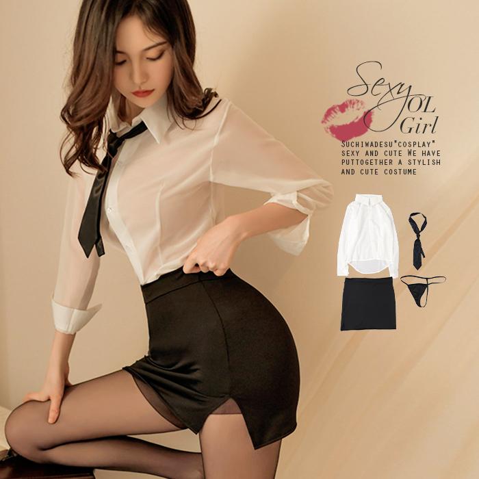 コスプレ セクシー Ol 秘書 ミニスカ 衣装 シャツ コスチューム セクシーコスプレ 女教師 仮装 透け シャツ ミニスカ ハロウィン クリスマス バレンタイン Mf6967 夢line 通販 Yahoo ショッピング