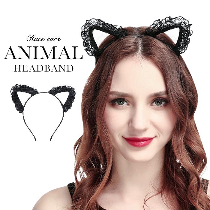 ネコ耳カチューシャ ハロウィン コスプレ 衣装 仮装グッズ 猫耳 黒猫 カチューシャ Mm19 夢line 通販 Yahoo ショッピング