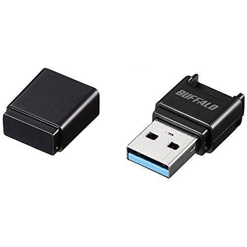 【送料込】 BUFFALO USB3.0 2022春夏新作 microSD専用コンパクトカードリーダー BSCRM108U3BK ブラック