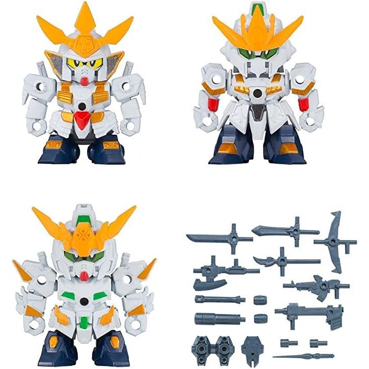 ガシャプラ SDガンダムビルドダイバーズ01 ホワイトカラーver.全3種＋