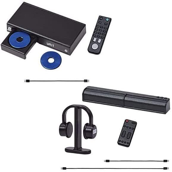 手のひらホームシアター BDレコーダー＆サウンドバースピーカー 2種