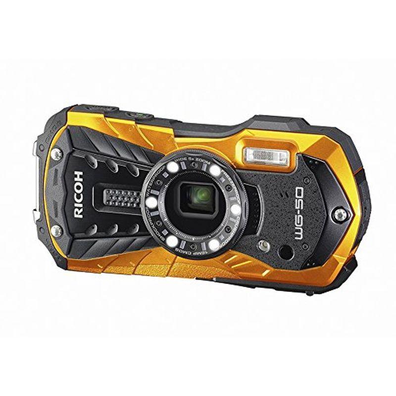 RICOH 防水デジタルカメラ RICOH WG-50 オレンジ 防水14m耐