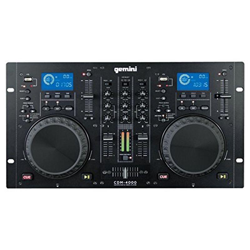 GEMINI MP3 CD MIXER ワークステーション DJ PLAYER デュアルCDJ CDM