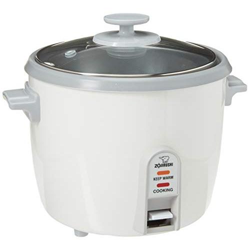 Zojirushi NHS10 6Cup (Uncooked) Rice Cooker/Steamer & Warmer, White