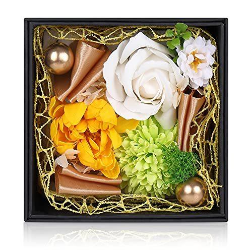 驚きの値段 ソープフラワー バラの花 カーネーション 造花 枯れない お盆 敬老の日 母 彼女 友達 誕生日 記念日 プレゼント お祝い 花 ホワイト バラン Www We Job Com