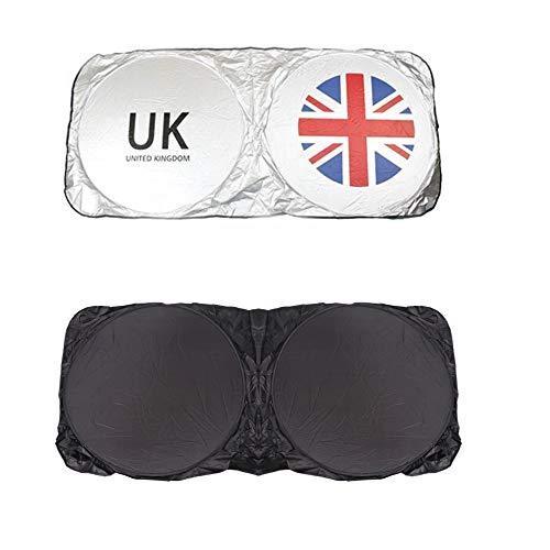 メーカー公式 サンシェード 日除け フロント ガラス用 車 折りたたみ 日よけ Miniに適用 汎用 Gany 黒 灰 Spa Rumba Fr