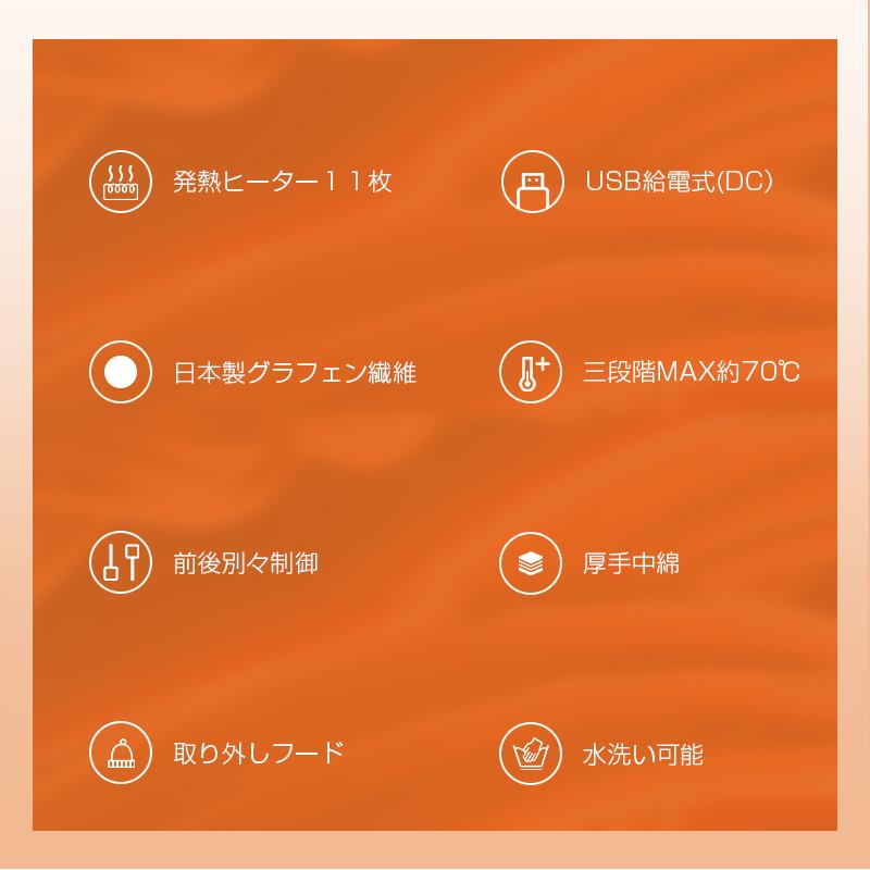 【新品未使用】電熱ベスト 加熱ベスト【前後11箇所発熱 10000mAhモバイルバッテリー付属】急速発熱 2WAY給電 USB給電 DC給電 前後独立 ヒートジャケット 3段階温度調整 速暖 高温制御 丸洗い 洗濯可 軽量 メンズ レディース 男女兼用 通勤通学 屋外作業　ブラック　　Mサイズ 電熱ベスト モバイルバッテリー付き 11箇所発熱 新生活 応援 USB給電式