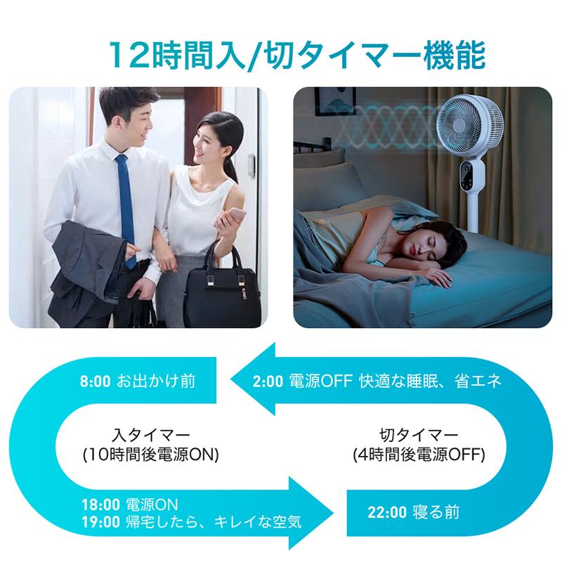 母の日限定クーポンで7980円】最新 扇風機 サーキュレーター dc 母の日限定クーポンで7980円】最新 扇風機 サーキュレーター dc