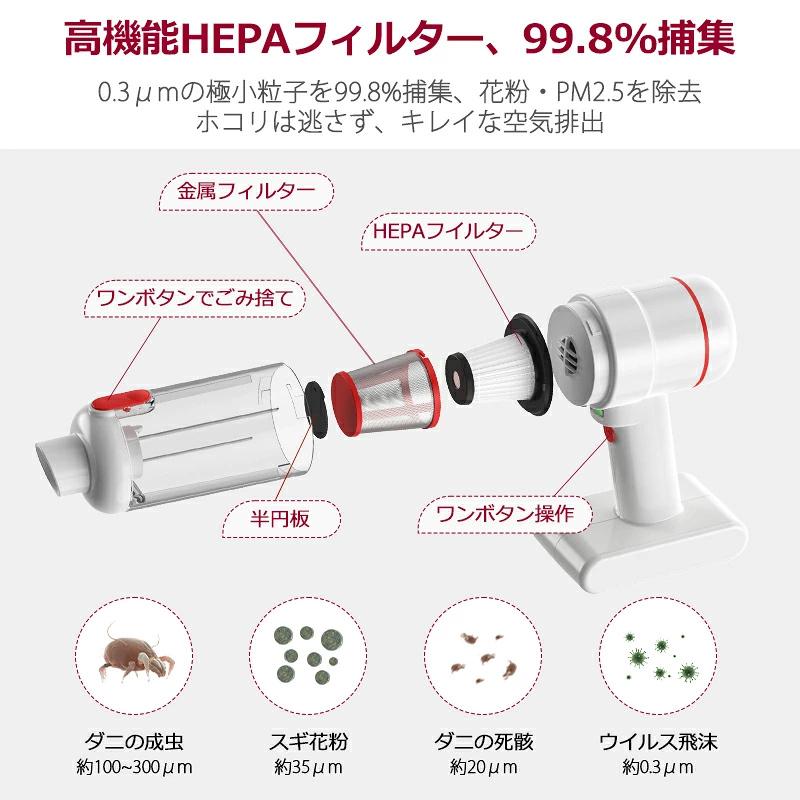 Joyhouse 「クーポンで5480円」掃除機 コードレス コードレス掃除機