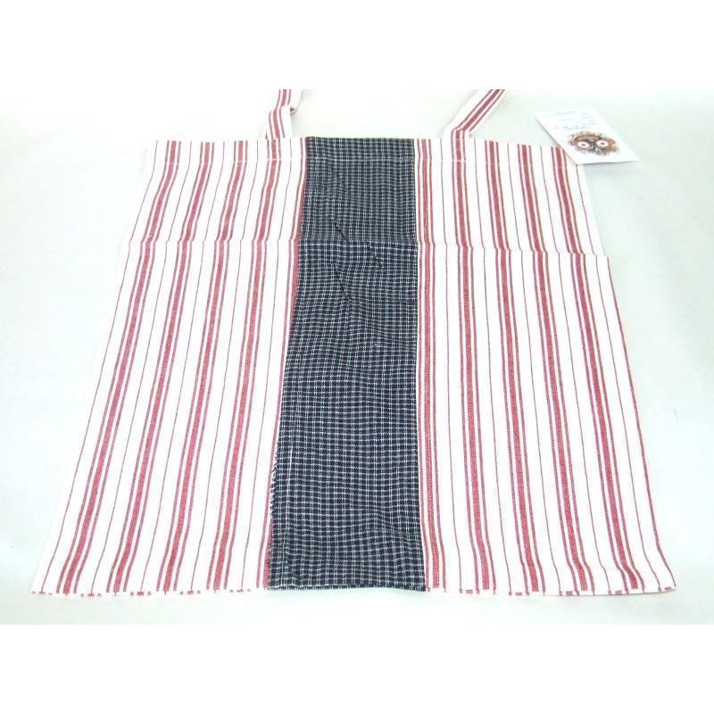 インド綿ストライプトートバッグ : ゆめのれんドットコム - 通販