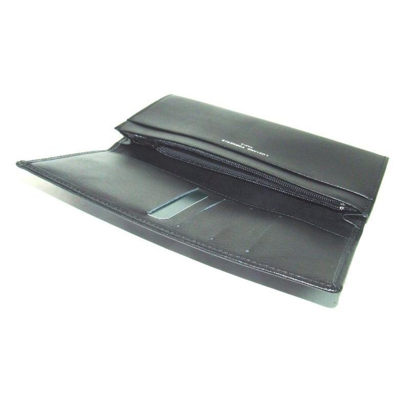 sale】LUCIANO FORNERISメンズ牛革型押し高級長財布（2色有