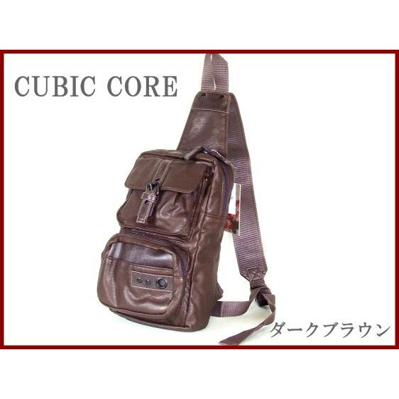 sale＞CUBIC COREソフト合皮ボディバッグ(2色有) : ゆめのれんドット