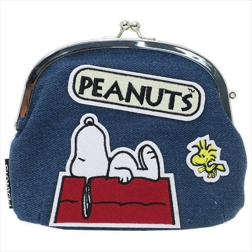 スヌーピーsnoopy刺繍ワッペンティッシュポケ付き大きめがま口ポーチ ハウス メール便無料 Es232b ゆめのれんドットコム 通販 Yahoo ショッピング