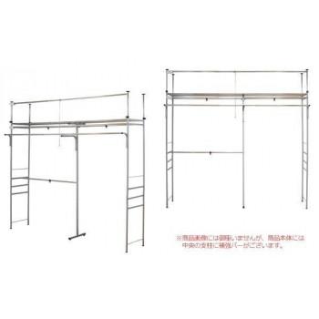 ツッパリクローゼットハンガーラック　フロントハンガー付(奥行53cm)　ワイド　SK-201W｜yumeoffice｜04