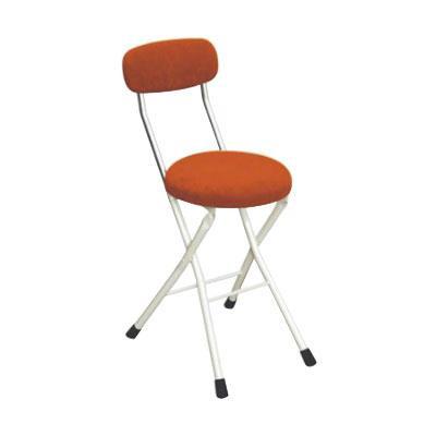 特別価格 ラウンドクッションチェア オレンジ/ミルキ-ホワイト ROC-48W (APIs) その他椅子、スツール、座椅子