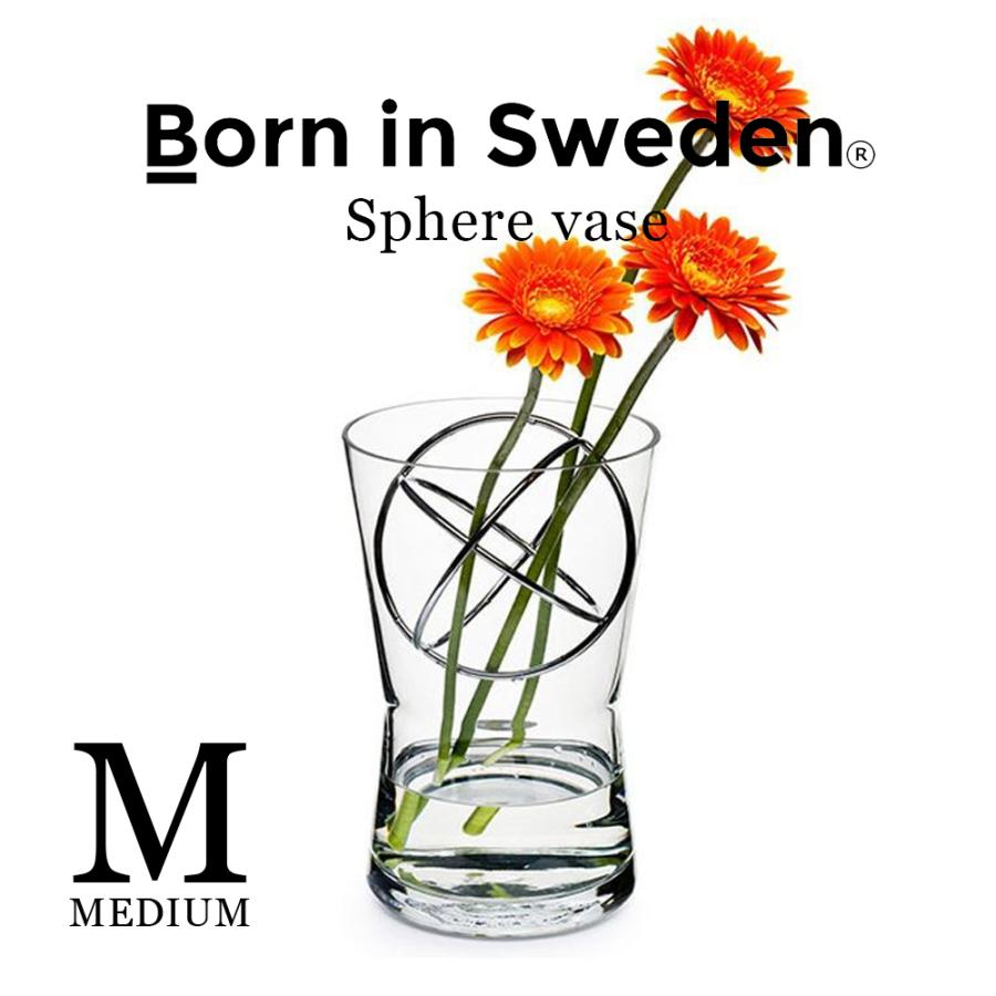 北欧雑貨 Born in Sweden  スフィア・ベース（M） ステンレス/コッパー/ゴールド Sphere Vase 花瓶 おしゃれ 人気｜yumeoffice