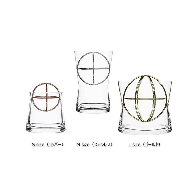北欧雑貨 Born in Sweden  スフィア・ベース（S） ステンレス/コッパー/ゴールド Sphere Vase 花瓶 おしゃれ 人気の画像