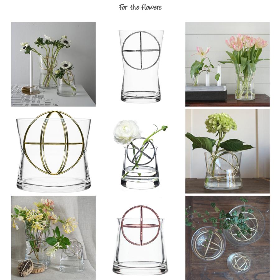 北欧雑貨 Born in Sweden  スフィア・ベース（S） ステンレス/コッパー/ゴールド Sphere Vase 花瓶 おしゃれ 人気の画像