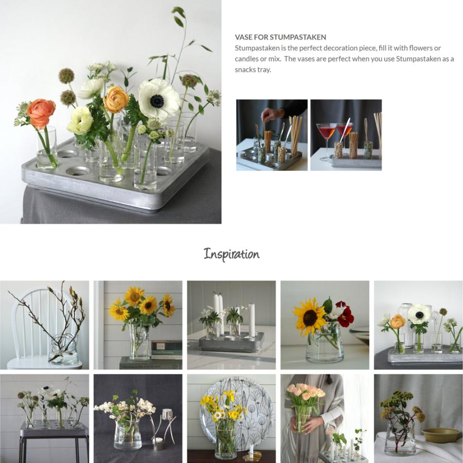 北欧雑貨 Born in Sweden  スフィア・ベース（S） ステンレス/コッパー/ゴールド Sphere Vase 花瓶 おしゃれ 人気の画像