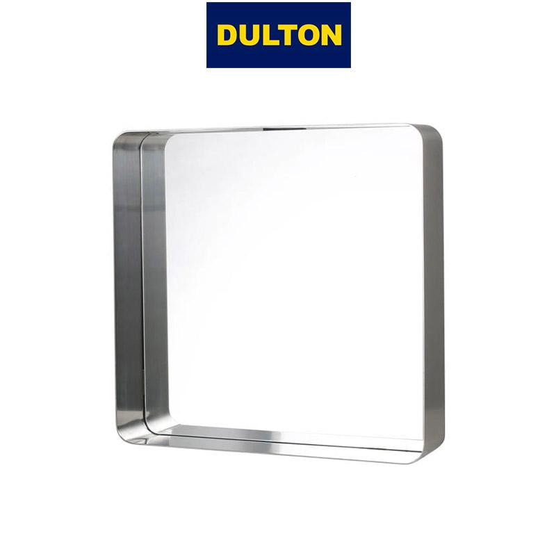 廃盤　DULTON インダストリアルミラー　鏡　ヴィンテージ　アンティーク　男前 DULTON（ダルトン） ミラー ウィズ スチール フレーム 45×45cm棚付き