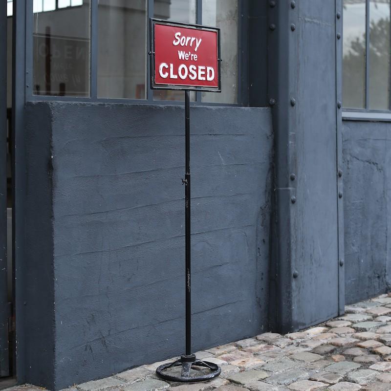 DULTON（ダルトン） スピナー サイン スタンド オープン クローズド