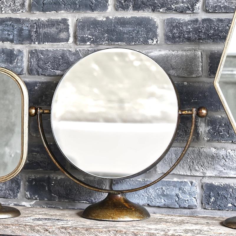 DULTON（ダルトン） TABLE TOP MIRROR ROUND テーブル トップ ミラー 