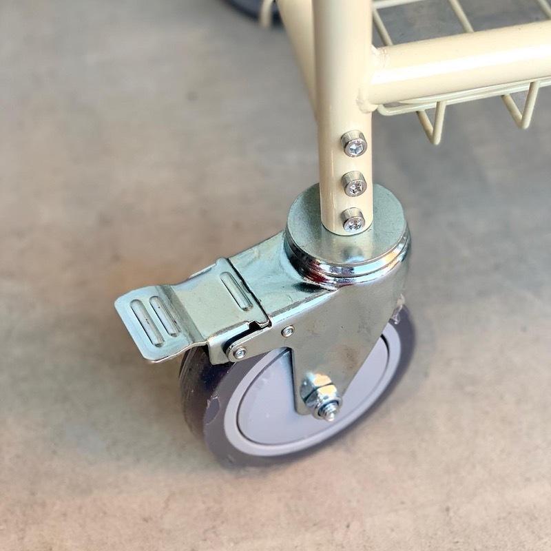 ダルトン ランドリー カート ウィズ ポール ラック LAUNDRY CART WITH POLE RACK おしゃれ 人気