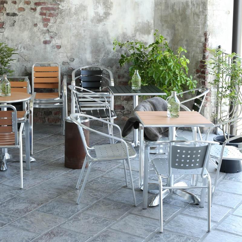 DULTON（ダルトン） アルミニウム カフェチェアーALUMINUM CAFE CHAIR