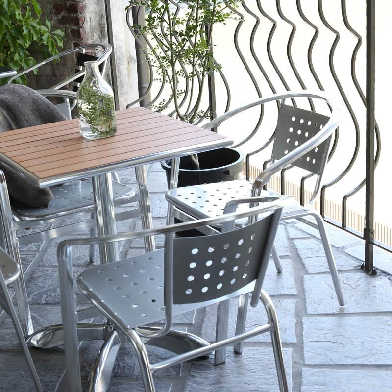 DULTON（ダルトン） アルミニウム カフェチェアーALUMINUM CAFE CHAIR
