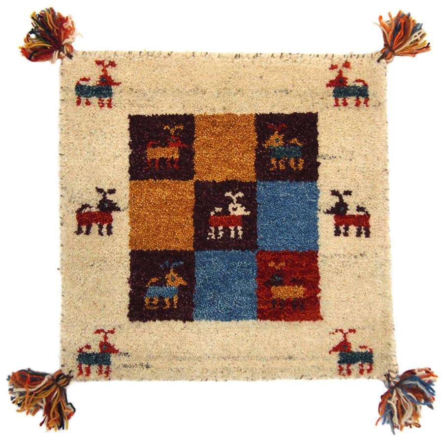 ギャッベ 座布団 チェアパッド ウ−ル100％ 270015200x おしゃれ 人気